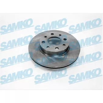 Jeu de 2 disques de frein avant SAMKO F2231V pour FIAT PALIO 1.7 TD - 70cv