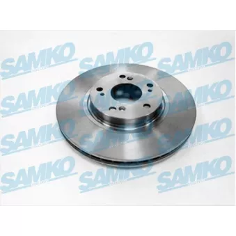 Jeu de 2 disques de frein avant SAMKO H1006V pour LEXUS UX 2.0 traction intégrale - 155cv