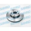 SAMKO H1015V - Jeu de 2 disques de frein arrière