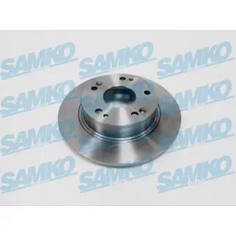 Jeu de 2 disques de frein arrière SAMKO H1019P pour HONDA ACCORD 2.2 i-CTDI - 140cv