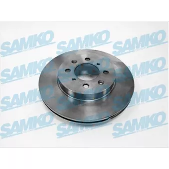 Jeu de 2 disques de frein avant SAMKO H1271VR pour HONDA CIVIC 1.6 VTI 16V - 160cv