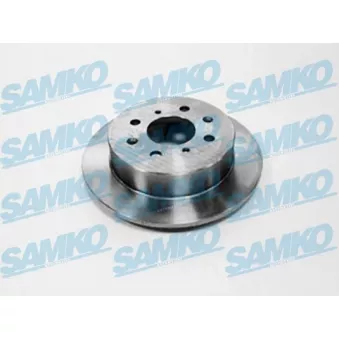 Jeu de 2 disques de frein arrière SAMKO H1471P pour HONDA JAZZ 1.4 - 83cv