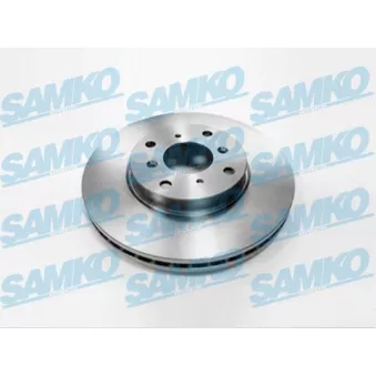 Jeu de 2 disques de frein avant SAMKO H1493V pour HONDA ACCORD 2.3 - 154cv