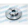 SAMKO H2006V - Jeu de 2 disques de frein avant