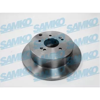 Jeu de 2 disques de frein arrière SAMKO H2007P pour VOLKSWAGEN POLO 2.7 4x4 - 170cv