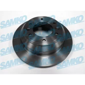 Jeu de 2 disques de frein arrière SAMKO H2032V pour HYUNDAI H-1 2.5 CRDi - 170cv