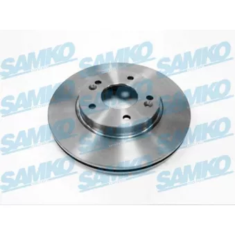 Jeu de 2 disques de frein avant SAMKO OEM 517123X000