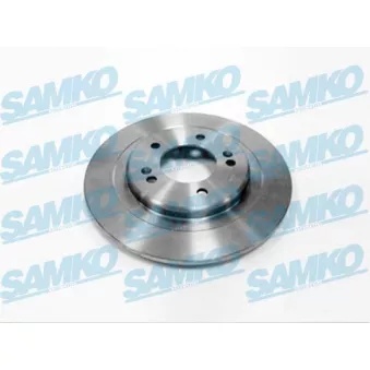 Jeu de 2 disques de frein arrière SAMKO H2038P pour KIA PRO CEED 1.6 GDI - 135cv