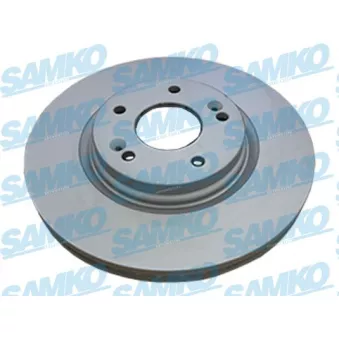 Jeu de 2 disques de frein avant SAMKO H2052VR pour KIA PRO CEED 1.4 T-GDI - 140cv