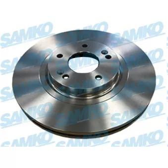 Jeu de 2 disques de frein avant SAMKO H2093V pour HYUNDAI SANTA FÉ 2.4 GDI - 188cv