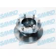 SAMKO I2109K - Jeu de 2 disques de frein arrière