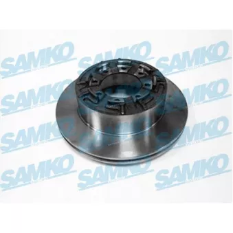 Jeu de 2 disques de frein arrière SAMKO OEM 7180256