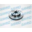 SAMKO K2005V - Jeu de 2 disques de frein avant