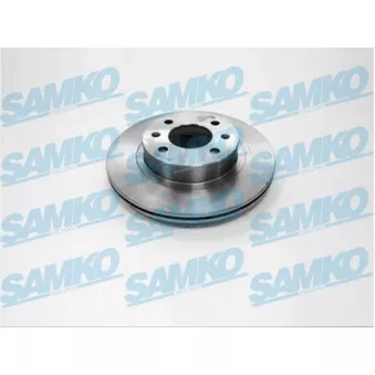 Jeu de 2 disques de frein avant SAMKO OEM 517120X700