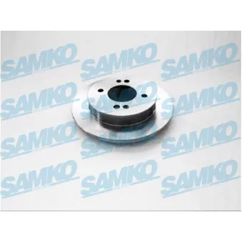 Jeu de 2 disques de frein arrière SAMKO K2013P pour HYUNDAI I10 1.2 - 86cv