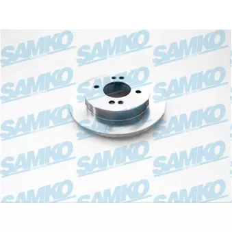 Jeu de 2 disques de frein arrière SAMKO K2013PR pour HYUNDAI I10 1.2 - 86cv