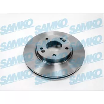 Jeu de 2 disques de frein avant SAMKO K2016V pour KIA PRO CEED 1.6 - 126cv
