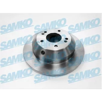 Jeu de 2 disques de frein arrière SAMKO K2023P pour VOLKSWAGEN POLO 2.7 4x4 - 170cv