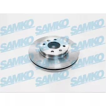 SAMKO K2026V - Jeu de 2 disques de frein arrière