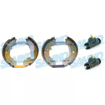 Jeu de mâchoires de frein SAMKO KEG321 pour FORD TRANSIT 2.5 D - 71cv