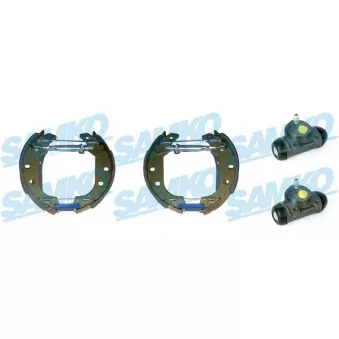 Jeu de mâchoires de frein SAMKO KEG488 pour PEUGEOT 306 2.0 HDI 90 - 90cv