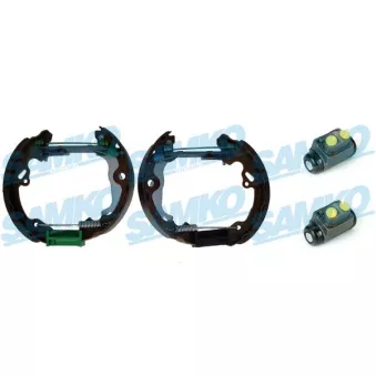Jeu de mâchoires de frein SAMKO KEG559 pour FORD FOCUS 1.8 Turbo DI / TDDi - 75cv