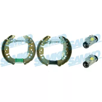 Jeu de mâchoires de frein SAMKO KEG625 pour OPEL CORSA 1.0 - 90cv