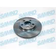 Jeu de 2 disques de frein avant SAMKO [L2055V]