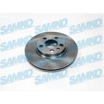 Jeu de 2 disques de frein avant SAMKO L2055V pour CITROEN JUMPY 1.9 TD - 90cv