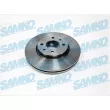 Jeu de 2 disques de frein avant SAMKO [L2121V]