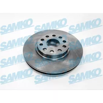 Jeu de 2 disques de frein avant SAMKO L2131V pour LANCIA KAPPA 3.0 24V - 204cv