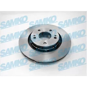 Jeu de 2 disques de frein avant SAMKO M1012V pour MITSUBISHI OUTLANDER 2.0 DI-D - 140cv