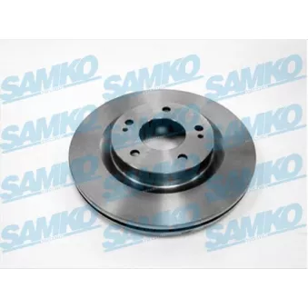 Jeu de 2 disques de frein avant SAMKO OEM mn116979
