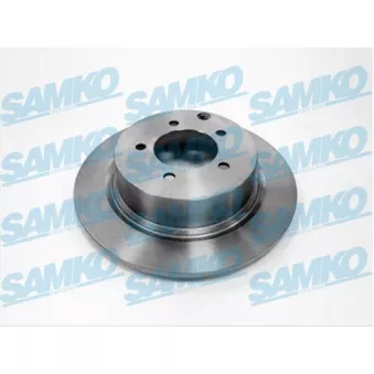 Jeu de 2 disques de frein arrière SAMKO M1028P pour MITSUBISHI ASX 1.8 DI-D - 116cv