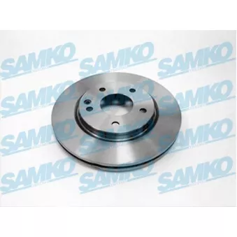 SAMKO M2000V - Jeu de 2 disques de frein avant