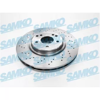 Jeu de 2 disques de frein avant SAMKO OEM 2034211312