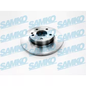 Jeu de 2 disques de frein avant SAMKO OEM A1694210012