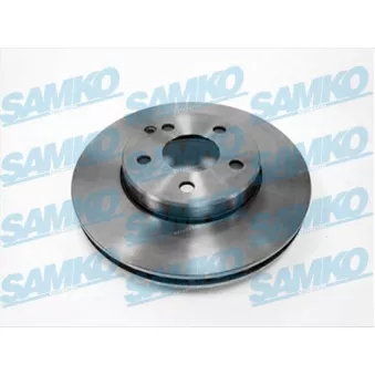 Jeu de 2 disques de frein avant SAMKO M2017V pour MERCEDES-BENZ CLASSE E E 240 T 4-matic - 177cv