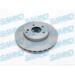 SAMKO M2017VR - Jeu de 2 disques de frein avant