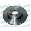 Jeu de 2 disques de frein avant SAMKO [M2022V]