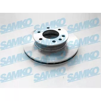 Jeu de 2 disques de frein avant SAMKO M2042V pour VOLKSWAGEN CRAFTER 2.0 TDI - 109cv