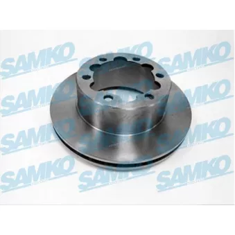 Jeu de 2 disques de frein arrière SAMKO M2044V pour VOLKSWAGEN CRAFTER 2.0 TDI - 136cv