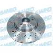 Jeu de 2 disques de frein avant SAMKO [M2058VR]