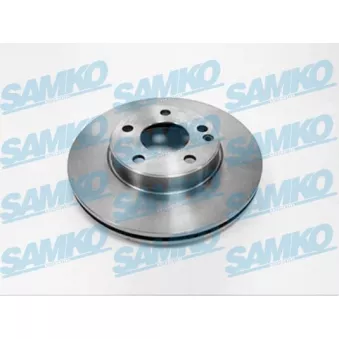 SAMKO M2082V - Jeu de 2 disques de frein arrière