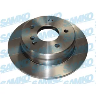 Jeu de 2 disques de frein arrière SAMKO M2401P pour VOLKSWAGEN SHARAN C 230 Kompressor - 193cv