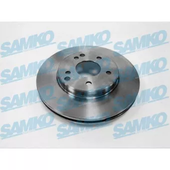 Jeu de 2 disques de frein avant SAMKO M2601V pour MERCEDES-BENZ CLASSE E E 250 T Turbo-D - 150cv