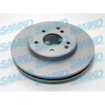 Jeu de 2 disques de frein avant SAMKO M2601VR pour MERCEDES-BENZ CLASSE E E 250 T Turbo-D - 150cv