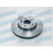 Jeu de 2 disques de frein avant SAMKO [M2611V]