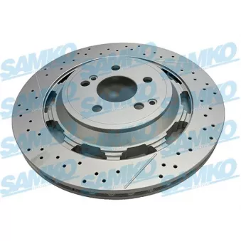 SAMKO M4027VR - Jeu de 2 disques de frein arrière