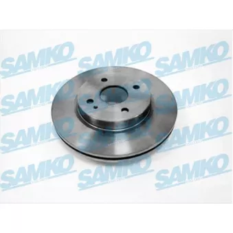 Jeu de 2 disques de frein avant SAMKO OEM DF7133251